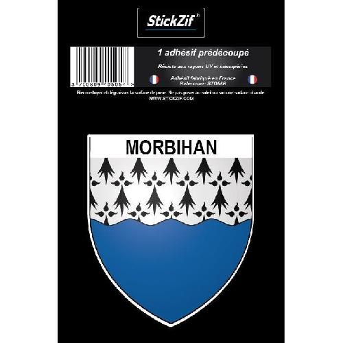 Stickers Multi-couleurs 1 Adhesif Blason Morbihan STD56B