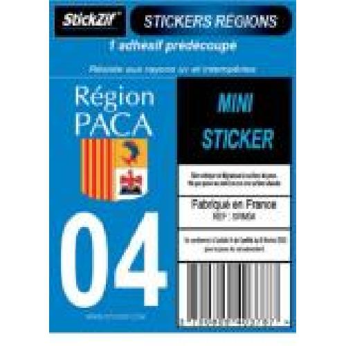 Stickers Motos 1 Adhesif Moto Region Departement 04 Paca