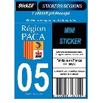 Stickers - Lettres Adhesives 1 Adhesif Moto Region Departement 05 PACA