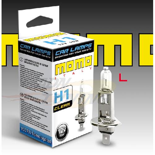 Ampoules H1 12V 1 Ampoule Blanc Eclatant H1 12V 55W 3200K Homologuee Type Origine - Momo