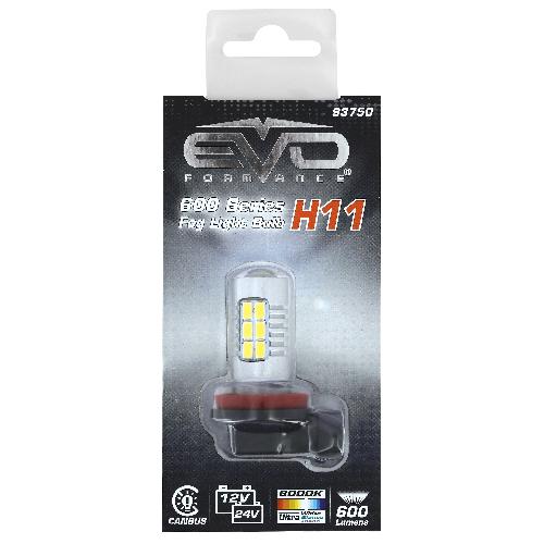 Ampoules H11 12V 1 Ampoule LED - 12 24V Canbus H11 Blanc - EvoFormance