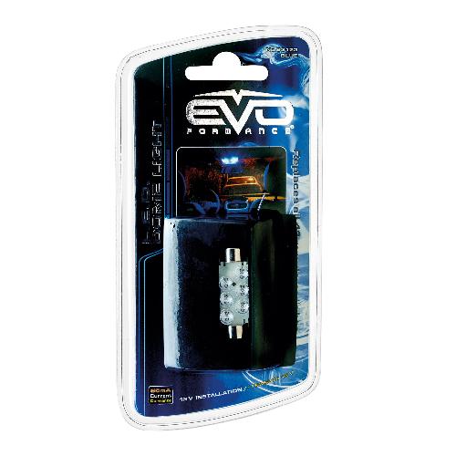 Ampoules Wedgebase - Veilleuses 1 Ampoule Led Navette 41MM Bleu - EvoFormance