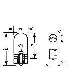 Ampoule - Eclairage Tableau De Bord 1 Ampoule W5W XENON4200K 5W W2.1X9.5D