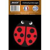 1 Autocollant Coccinelle