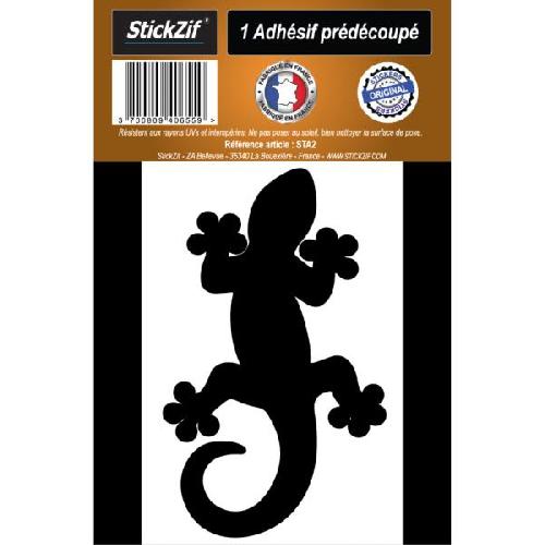 Stickers Multi-couleurs 1 Autocollant Gecko Noir