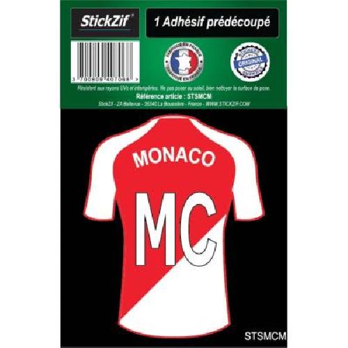 Stickers Multi-couleurs 1 Autocollant Maillot De Foot Monaco