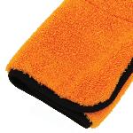 Eponge - Peau De Chamois - Microfibre - Chiffon 1 chiffon microfibre 2en1 40x45cm Orange noir