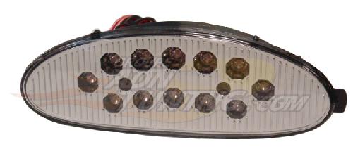 1 Feu Antibrouillard Arriere 12 LEDS Adaptable pour Peugeot 206 / 206CC