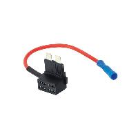 1 Porte fusible ATC avec securite Max 10A Cable 14cm rouge 1 Porte fusible ATC avec securite Max 10A Cable 14cm rouge