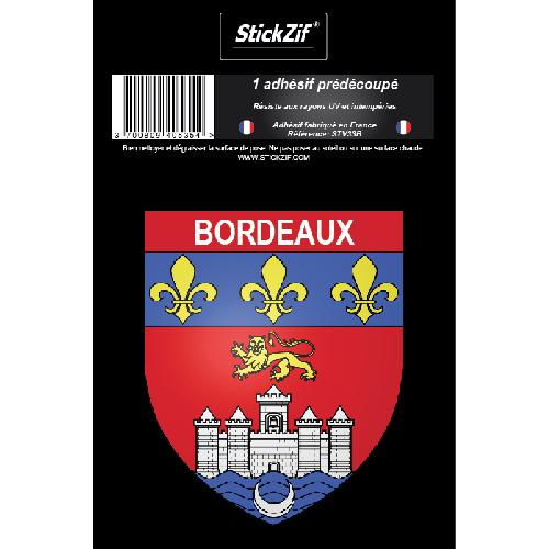 Stickers Multi-couleurs 1 Sticker Blason Bordeaux