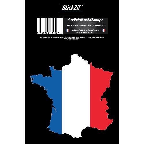 Stickers Multi-couleurs 1 Sticker France STP1C