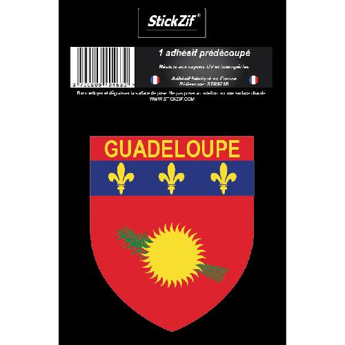 Stickers Multi-couleurs 1 Sticker Guadeloupe - STR971B