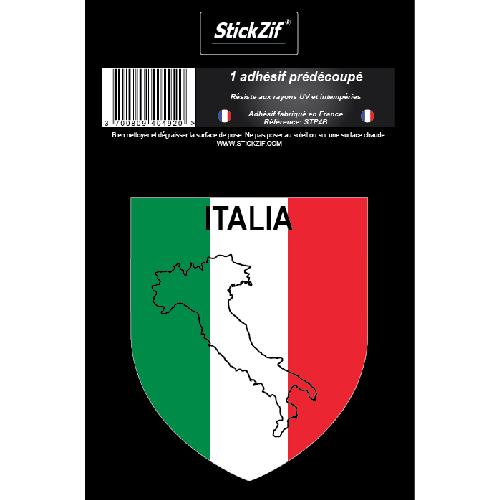 Stickers Multi-couleurs 1 Sticker Italie - STP4B