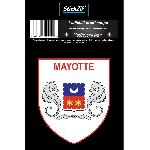 Stickers Multi-couleurs 1 Sticker Mayotte - STR976B