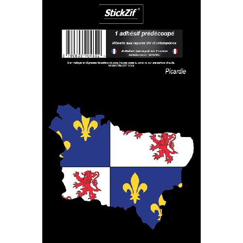 Stickers Multi-couleurs 1 Sticker Region Picardie - STR8C