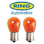 Ampoules BA 12V 10 Ampoules BA15S - 12V - 21W - Eclairage Orange - Clignotants