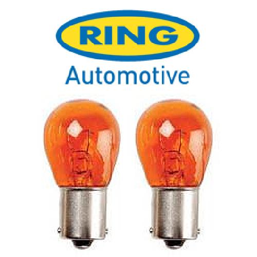 Ampoules BA 12V 10 Ampoules BA15S - 12V - 21W - Eclairage Orange - Clignotants