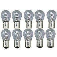 10 Ampoules BAu15S - 12V 21W 3300K - Feux Stop - Blanc 10 Ampoules BAu15S - 12V 21W 3300K - Feux Stop - Blanc