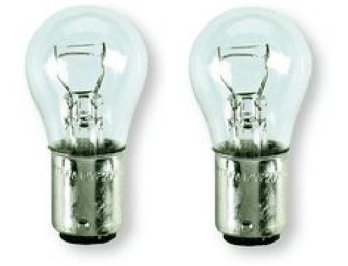Ampoules BA 12V 10 Ampoules BAZ15D - 12V 4W21W - Eclairage Blanc - Feux Stop et Position