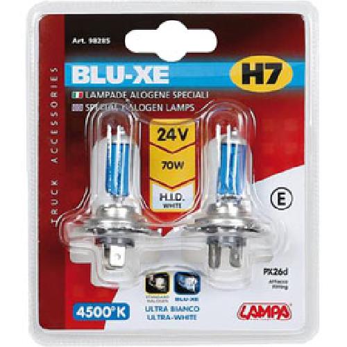 Ampoules H7 12V 10 Ampoules H7 effet Xenon Blu-XE 24V 70W