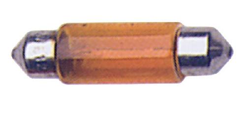 Ampoules Wedgebase - Veilleuses 10 Ampoules Navettes TESA324 12V 5W T11 35mm Orange - C5W