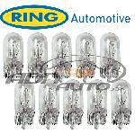 10 Ampoules T10 - 24V - W5W - W2.1X9.5d - clignotant et tableau de bord
