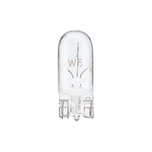 Ampoules Wedgebase - Veilleuses 10 ampoules W5W Vision - 12V - 5W - Blanc - Philips - Homologue