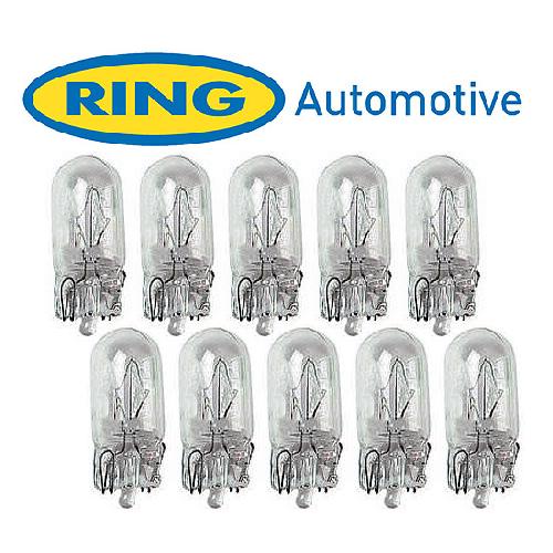 Ampoules Wedgebase - Veilleuses 10 Ampoules Wedgebase T10 - 12V - 3W - W2.1x9.5d