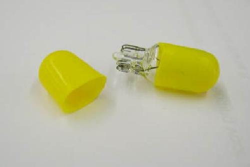 Ampoules Wedgebase - Veilleuses 10 Caches Ampoules T10 - Jaune - 10mm