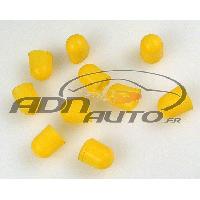 10 Caches Ampoules T10 - Jaune - 10mm