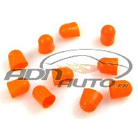 10 Caches Ampoules T10 - Orange - 10mm