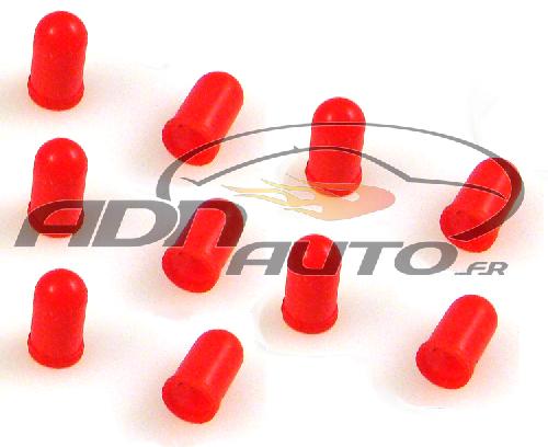 Ampoule - Eclairage Tableau De Bord 10 Caches Ampoules T5 - Rouge - 5mm pour tableau de bord
