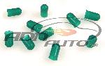 Ampoules Wedgebase - Veilleuses 10 Caches Ampoules T5 - Vert - 5mm