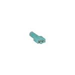 100 Cosses avec connecteur plat isole 6.3mm D1.5 - 2.5mm2 - bleu turquoise 100 Cosses avec connecteur plat isole 6.3mm D1.5 - 2.5mm2 - bleu turquoise