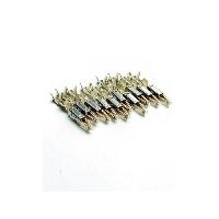 100 Cosses femelles compatible avec connecteur mini-ISO bleu-jaune-vert