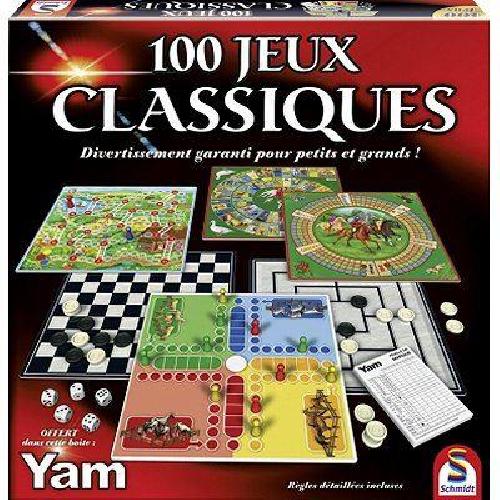 Jeu De Societe - Jeu De Plateau 100 Jeux de société classique. SCHMIDT SPIELE. Profitez de 100 jeux classiques dans ce coffret complet !