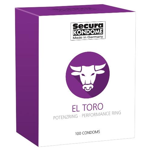 100 Preservatifs Secura - El Toro Transparent D52mm