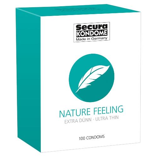 100 Preservatifs Secura Extra Fin - Nature Feeling D52mm 18cm
