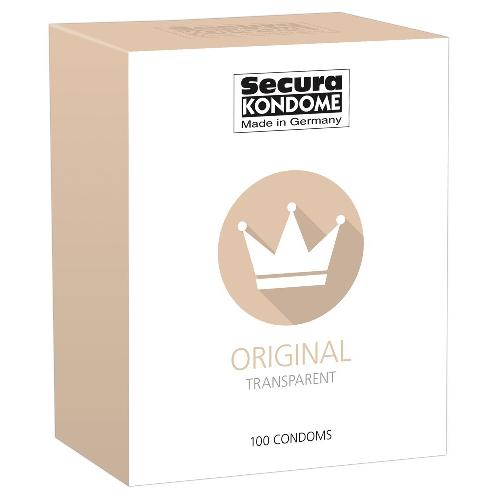100 Preservatifs Secura Original transparent D52mm
