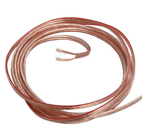 Cable de Haut-Parleurs 100m cable de haut parleurs - 2x1.0mm2 - CCA - transparent