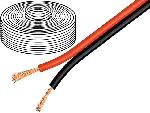 Cable de Haut-Parleurs 10m de Cable de haut parleurs - 2x0.75mm2 OFC noir et rouge