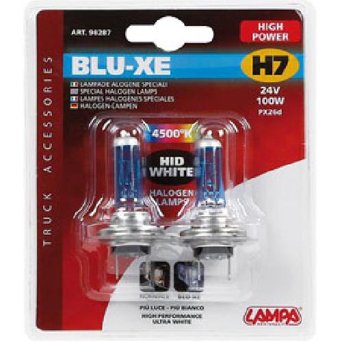 Ampoules 24V 10x Ampoule H7 effet Xenon Blu-XE 24V 100W