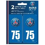 Stickers Plaques Immatriculation 10x Autocollant pour plaque immatriculation Dep 75 PSG - Paris Saint Germain