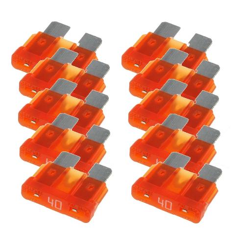 Fusibles pour auto ATO 10x Fusibles 40A 19mm ATO