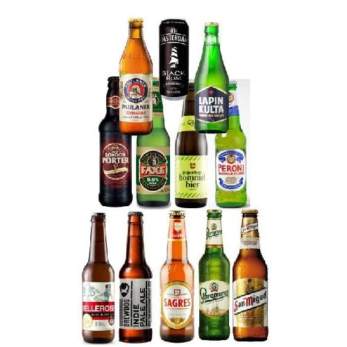 12 bieres 12 nations - Coffrets de 12 bieres