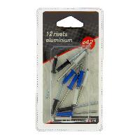 12 Rivets alu diam 4.2mm