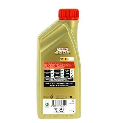 Huile Moteur 12x CASTROL Huile moteur Edge 5W-30 LL - 1 Litre