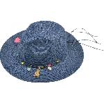 Chapeau - Bob 12x Chapeau Ipanema coquillages pompons Femme - couleur aleatoire