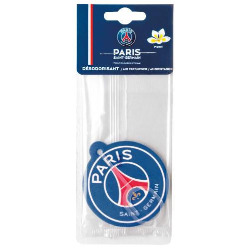 Desodorisant Auto - Parfum Auto 12x Desodorisant Logo Bleu PSG Monoi - Paris Saint Germain
