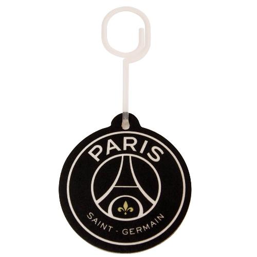 Desodorisant Auto - Parfum Auto 12x Desodorisant Logo Noir PSG Vanille - Paris Saint Germain